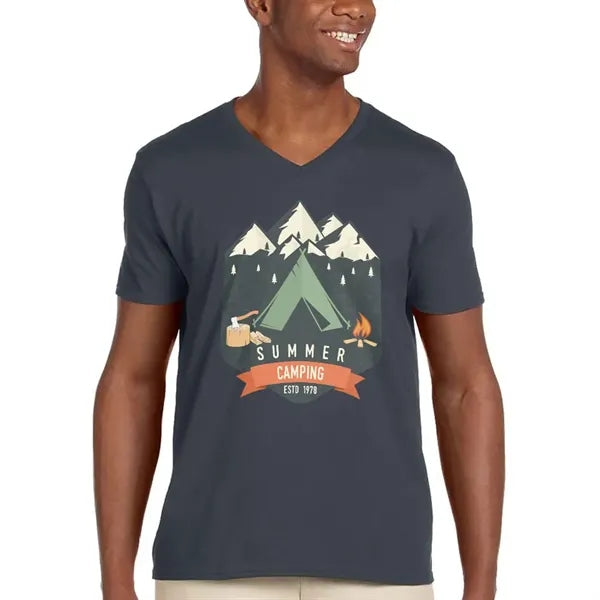 Gildan Adult Softstyle V-Neck T-shirt