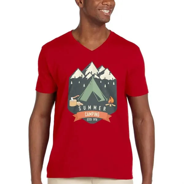 Gildan Adult Softstyle V-Neck T-shirt