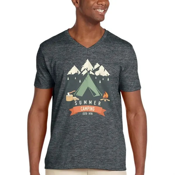 Gildan Adult Softstyle V-Neck T-shirt