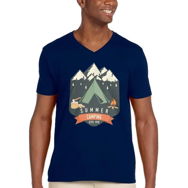 Gildan Adult Softstyle V-Neck T-shirt