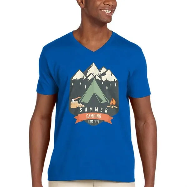 Gildan Adult Softstyle V-Neck T-shirt