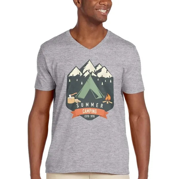 Gildan Adult Softstyle V-Neck T-shirt