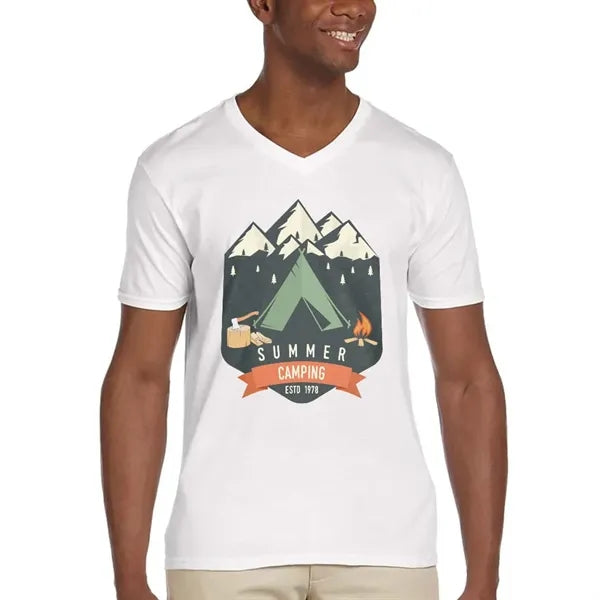 Gildan Adult Softstyle V-Neck T-shirt