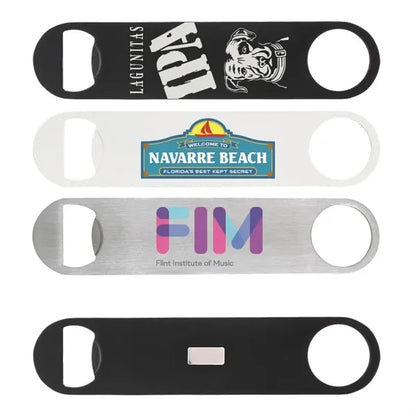 Paddle Style Bottle Opener w/ Magnet