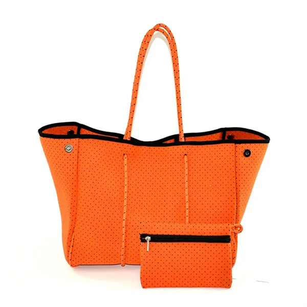 Neoprene Tote Bag With Pouch
