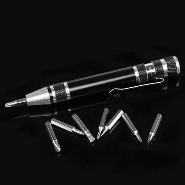 8-in-1 Multifunctional Pen Screwdriver Tool Set