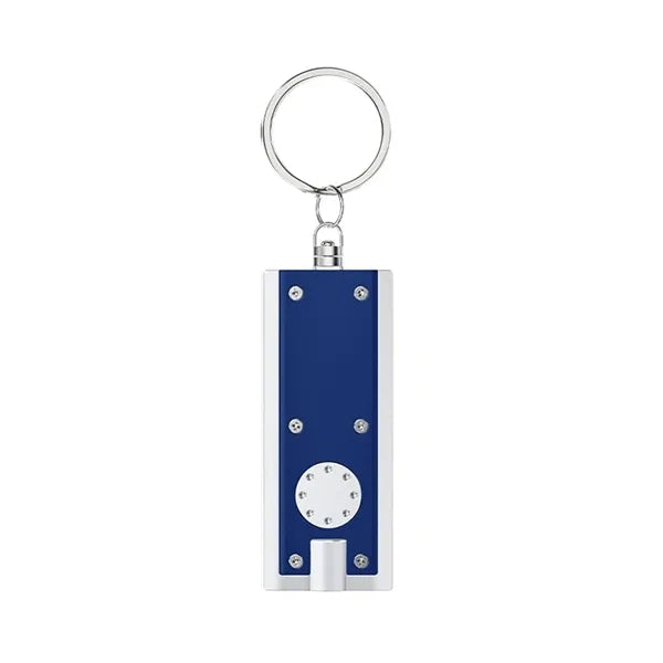 Mini LED Keychain Flashlight with Replaceable Batteries