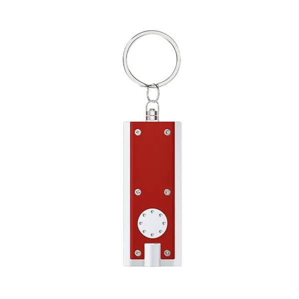 Mini LED Keychain Flashlight with Replaceable Batteries