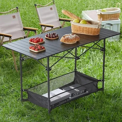 Aluminum Outdoor Portable Fold Up Table