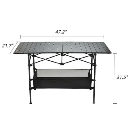 Aluminum Outdoor Portable Fold Up Table