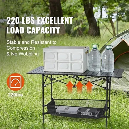 Aluminum Outdoor Portable Fold Up Table
