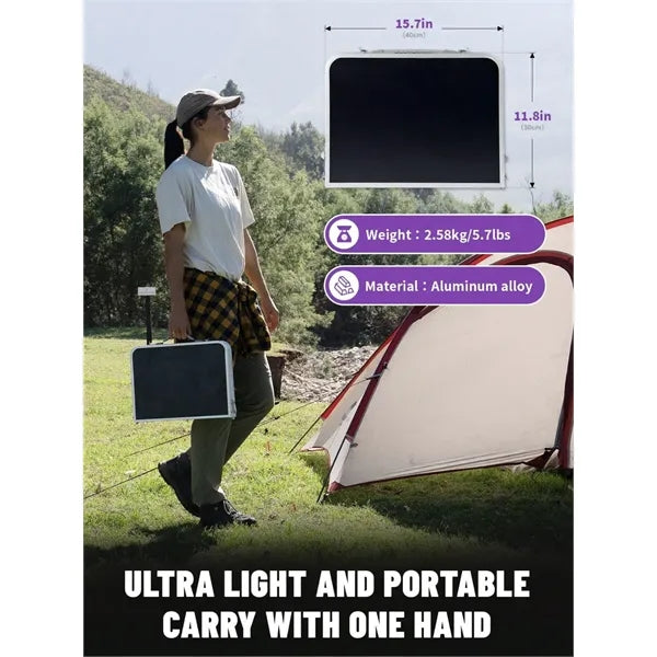 Adjustable Folding Camping Table