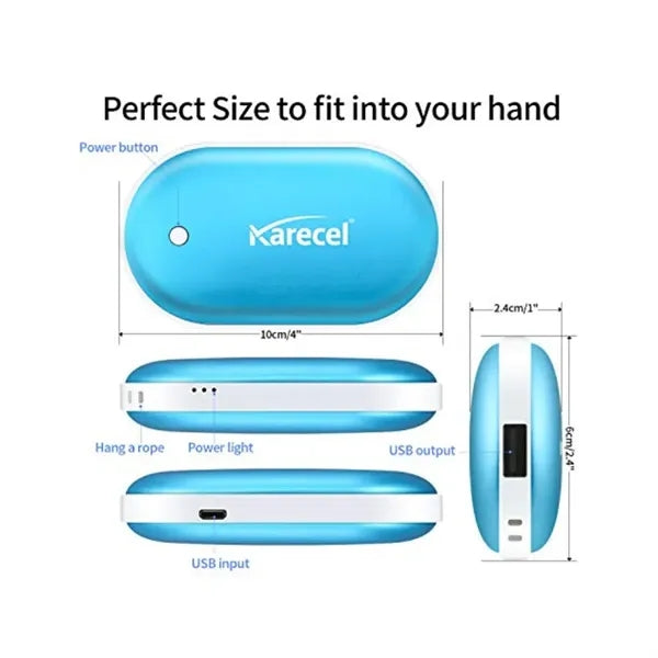 2-in-1 Hand Warmer with 5200 mAh powerbank
