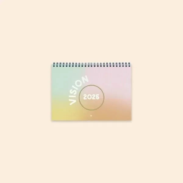 CALENDAR - SMALL - HORIZONTAL - TEXT WEIGHT WITH COLOR GUTS