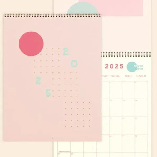 CALENDAR - JUMBO - VERTICAL - TEXT WEIGHT WITH COLOR GUTS