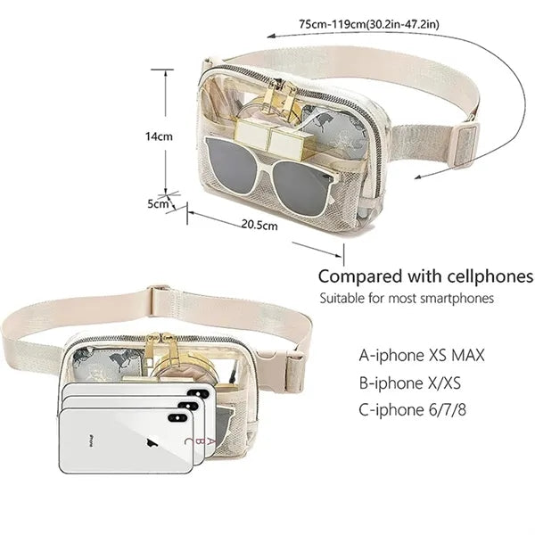Clear Crossbody Fanny Pack