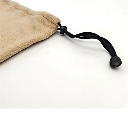 Adjustable Drawstring Fleece Windproof Neck Cover Scarf