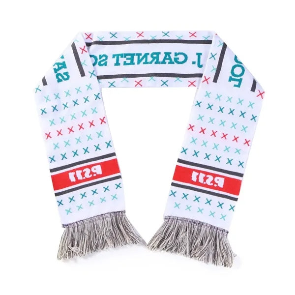 Jacquard Scarf Shawls Wrap with Tassel Customized