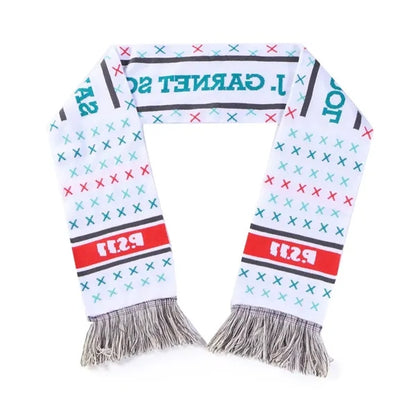 Jacquard Scarf Shawls Wrap with Tassel Customized