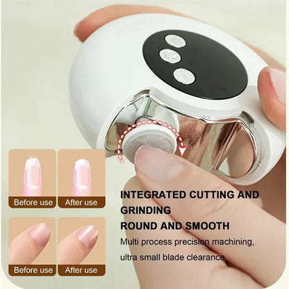 2 in 1 Electric Nail Clippers & Trimmer
