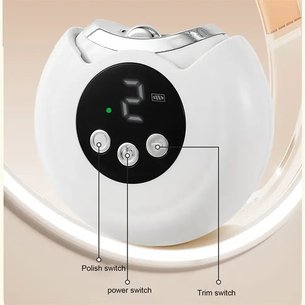 2 in 1 Electric Nail Clippers & Trimmer