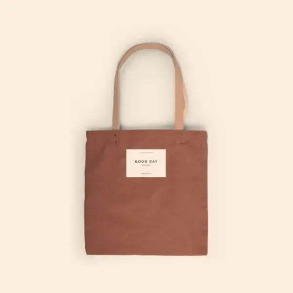 Main Squeeze Super Size- Colored Canvas with Leather Handles