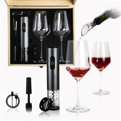 Rechargeable Electric Wine Gift Set