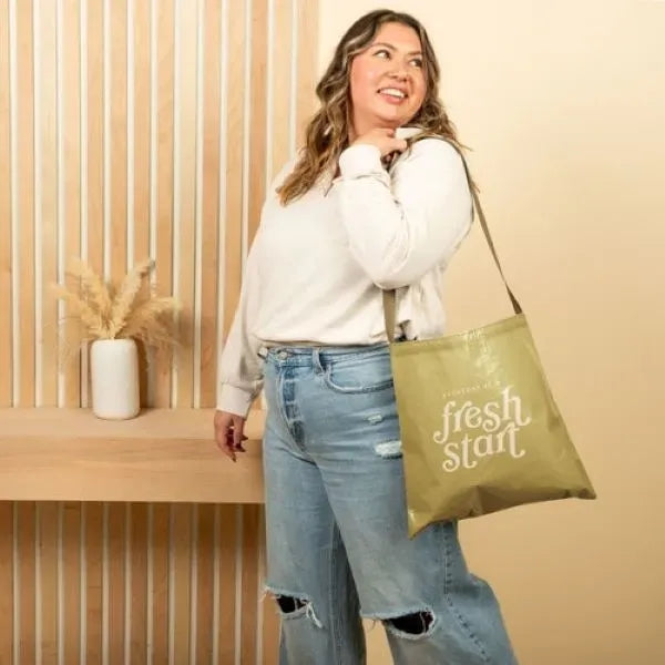 SUNSHINE TOTE - LAMINATED NON-WOVEN RPET