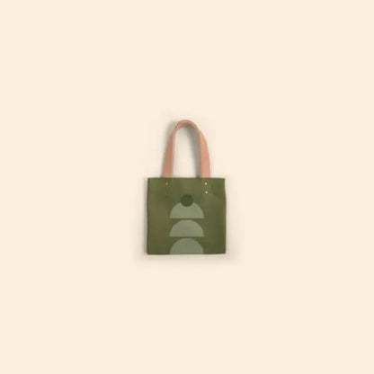 Itty Bitty - Colored Canvas with Leather Handles