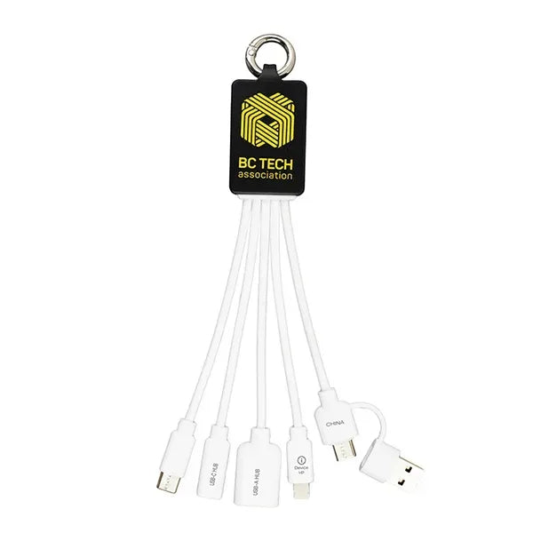 FUSION Charging Cable With 2 Port USB Hub