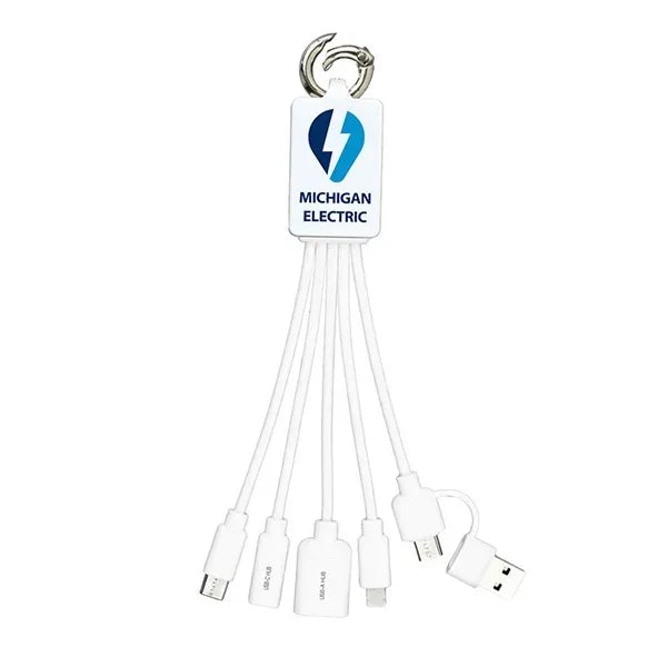 FUSION Charging Cable With 2 Port USB Hub