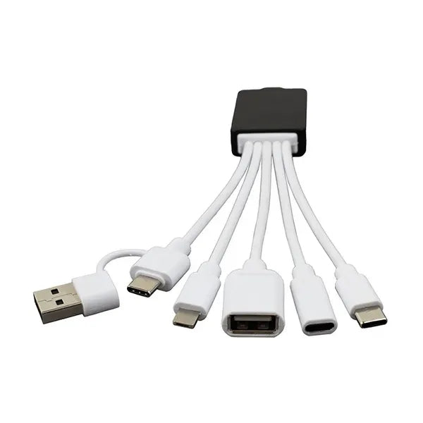 FUSION Charging Cable With 2 Port USB Hub