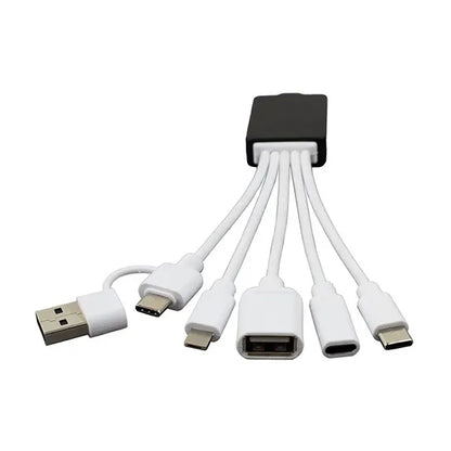 FUSION Charging Cable With 2 Port USB Hub