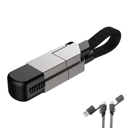 4-In-1 Data Cable Portable Key Chain Pd60W