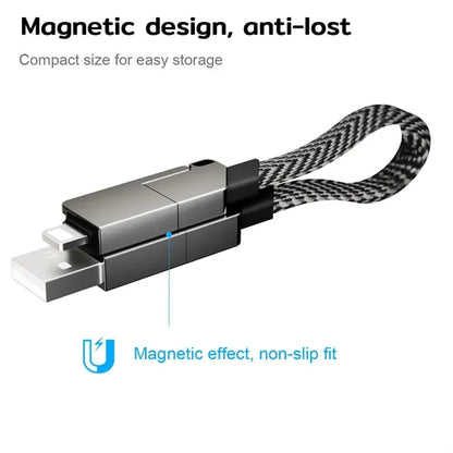 4-In-1 Data Cable Portable Key Chain Pd60W