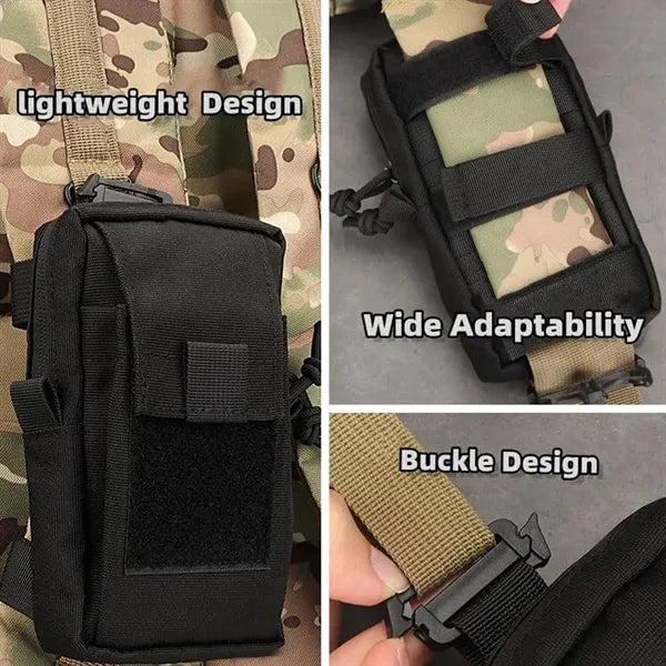 Military Backpack Shoulder Straps Accessory Pouch