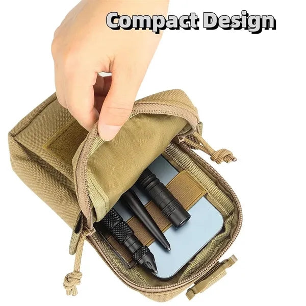 Military Backpack Shoulder Straps Accessory Pouch