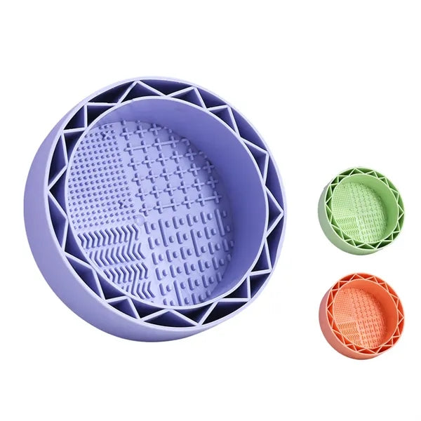 Portable Makeup Brush Cleaning Set With Storage Organizer