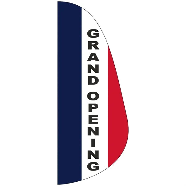 3' x 8' Grand Opening Message Feather Flag