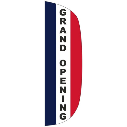 3' x 10' Message Flutter Flag - Grand Opening