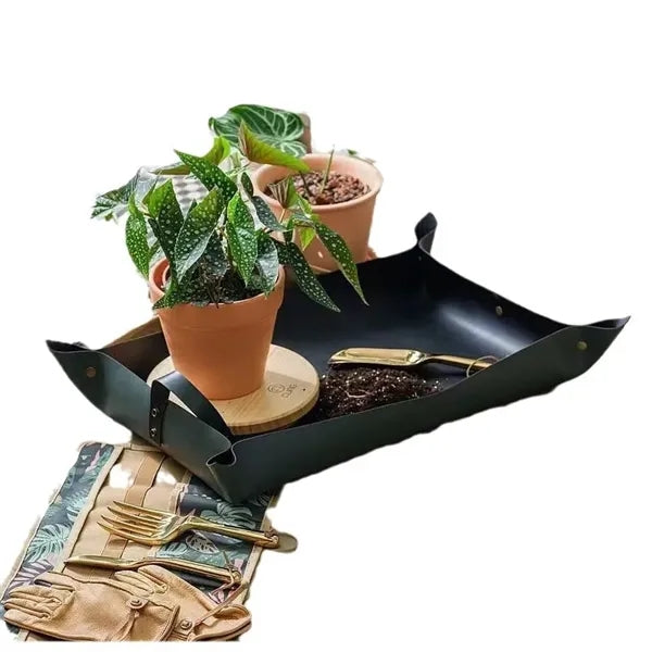 Custom Retro Leather Planting Gardening Mat