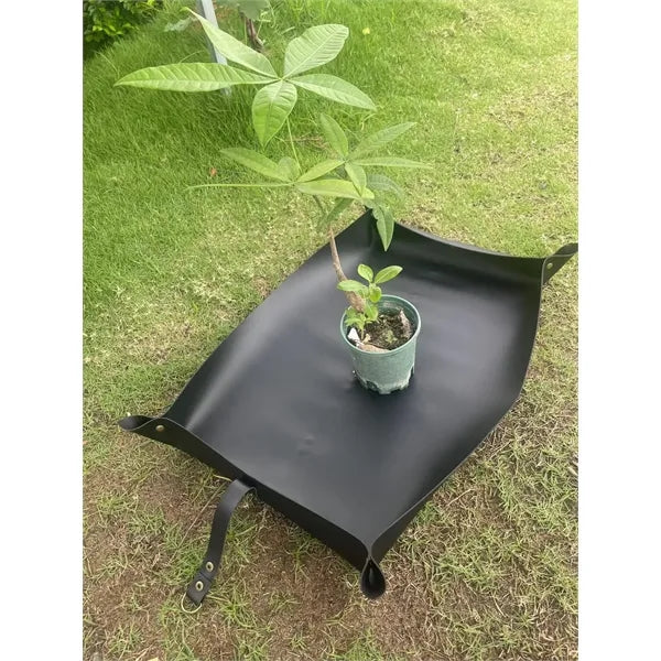 Custom Retro Leather Planting Gardening Mat