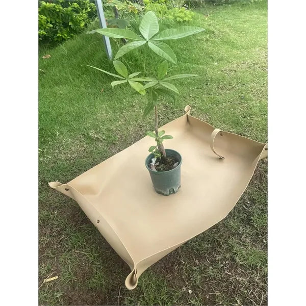 Custom Retro Leather Planting Gardening Mat