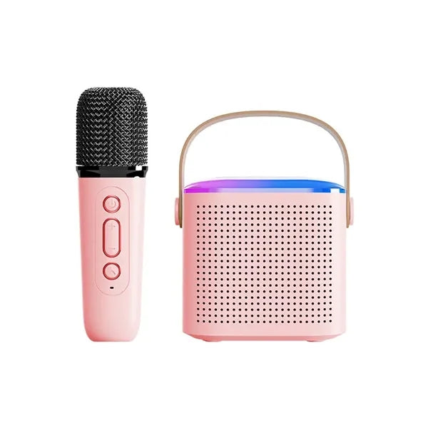 Mini Portable Bluetooth Karaoke Speaker with 2 Wireless Mics