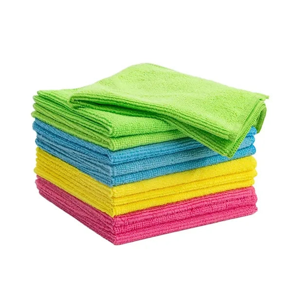 Microfiber Cleaning Cloths, Assorted Colors