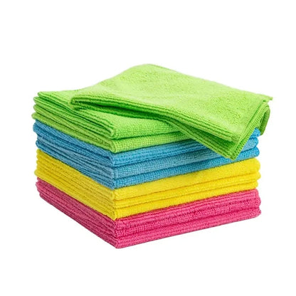 Microfiber Cleaning Cloths, Assorted Colors