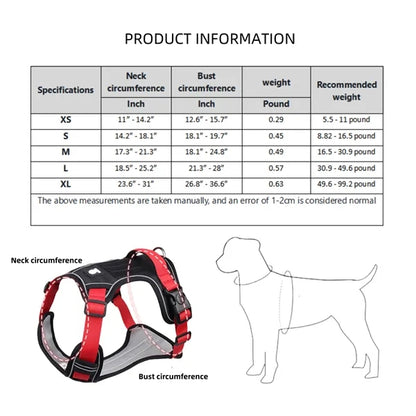 Pet Dog Chest Harness Without Leash