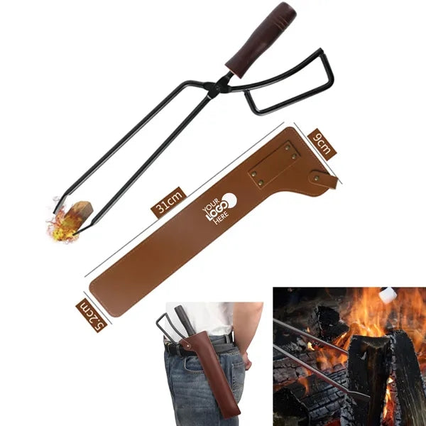 Stainless Steel Grill Tongs With Protective Sleeve