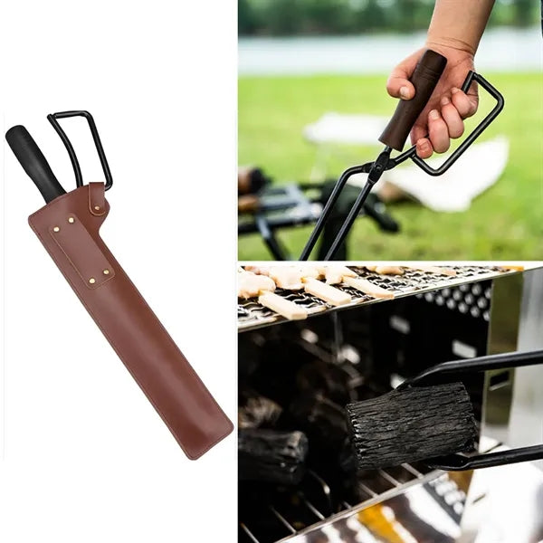 Stainless Steel Grill Tongs With Protective Sleeve
