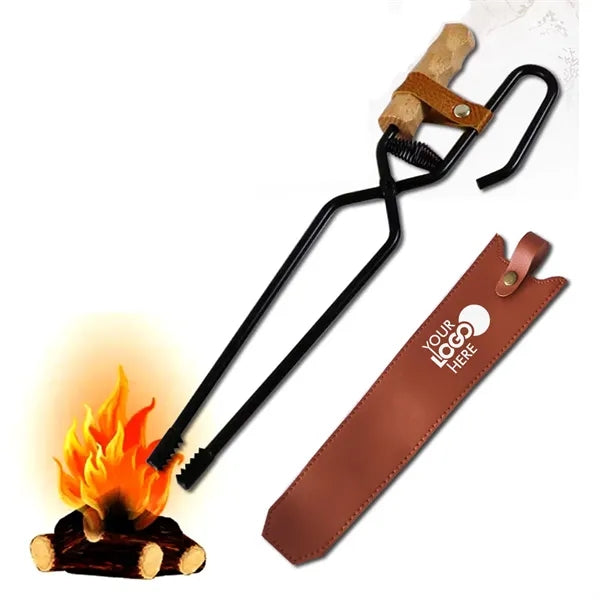 Heat Insulating Charcoal Tongs With Sleeve